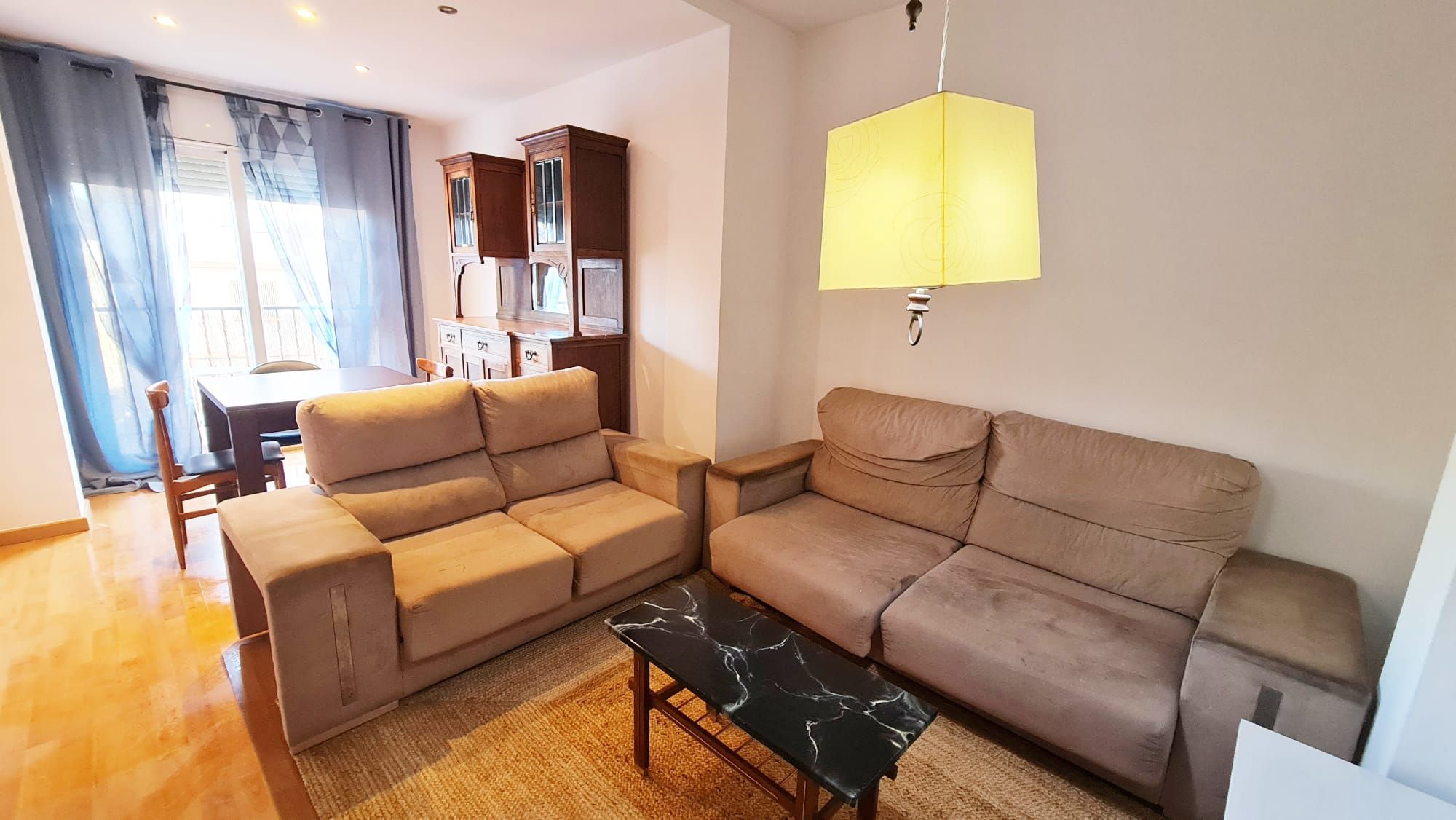 Living room of Flat for sale in Cambrils  with Heating, Parquet flooring and Storage room