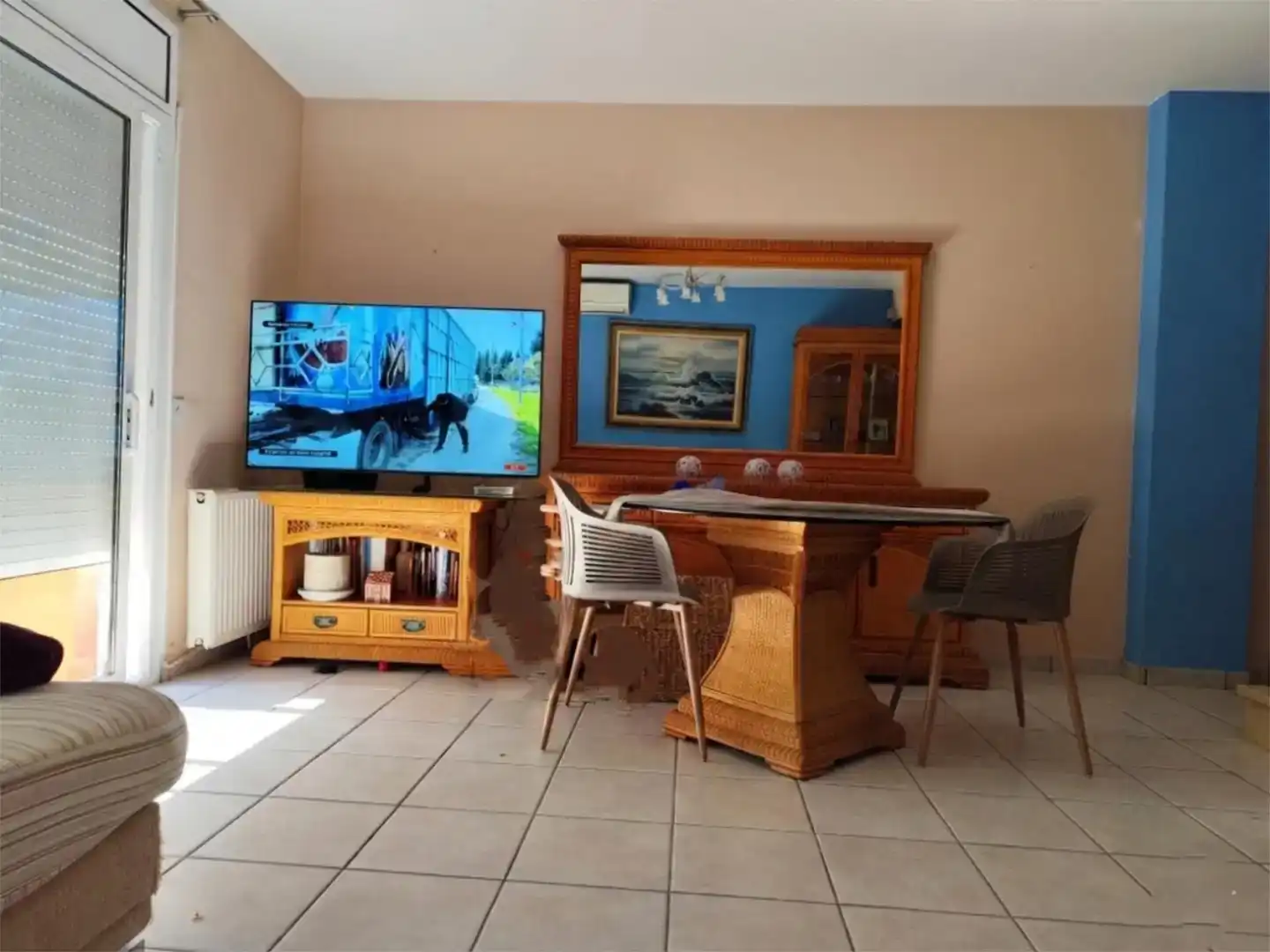 Menjador de Casa adosada en venda en Empuriabrava amb Aire condicionat i Piscina
