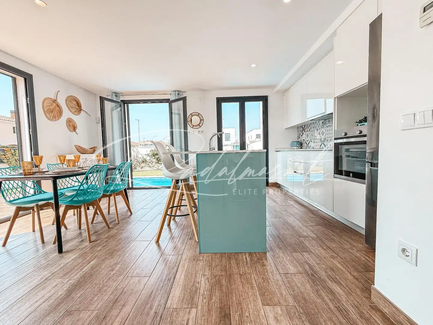Cocina de Casa adosada en venta en Cambrils con Calefacción, Jardín privado y Terraza