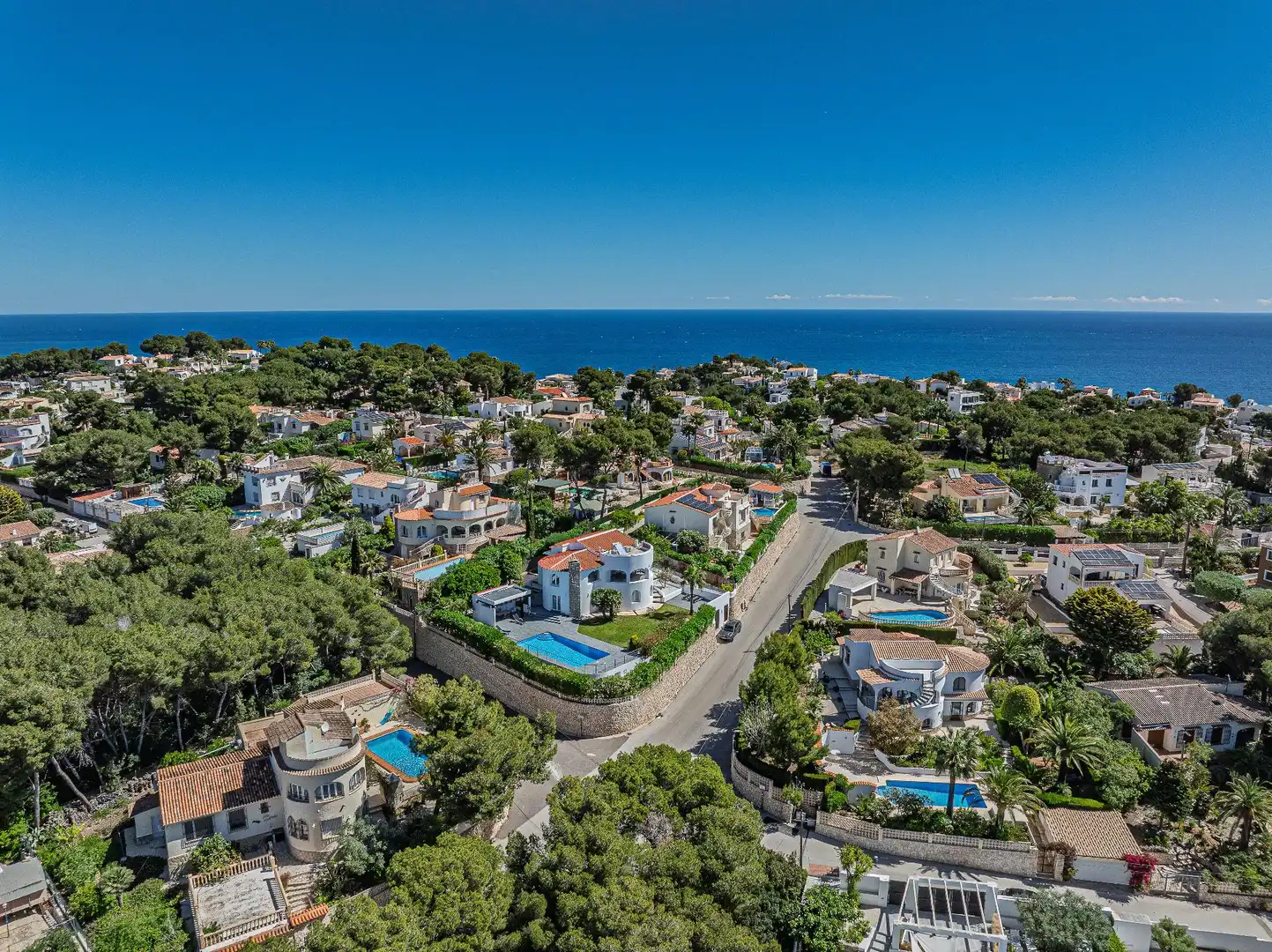 Vista exterior de Casa o chalet en venta en Jávea / Xàbia con Aire acondicionado, Calefacción y Jardín privado