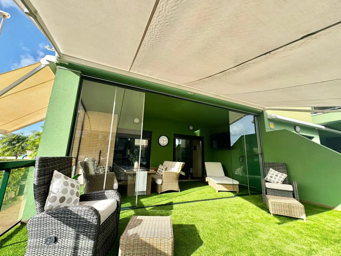 Terraza de Casa o chalet de alquiler en Pilar de la Horadada con Aire acondicionado, Calefacción y Terraza