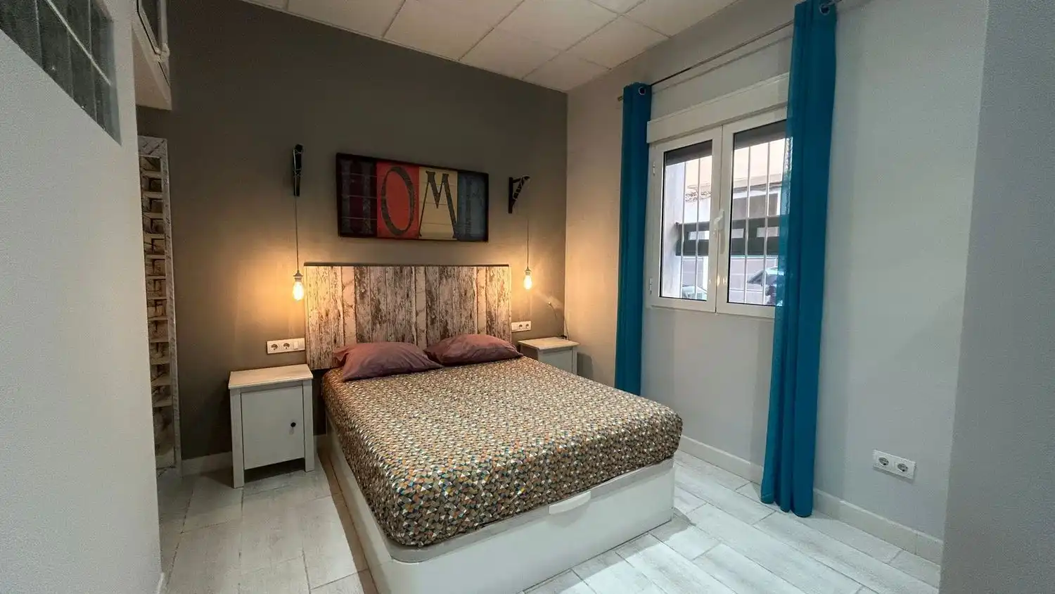 Schlafzimmer von Wohnung zur Miete in Málaga mit Klimaanlage und Möbliert