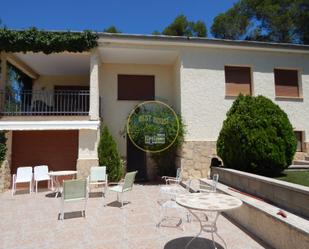 Exterior view of House or chalet for sale in Banyeres de Mariola  with Air Conditioner, Terrace and Swimming Pool