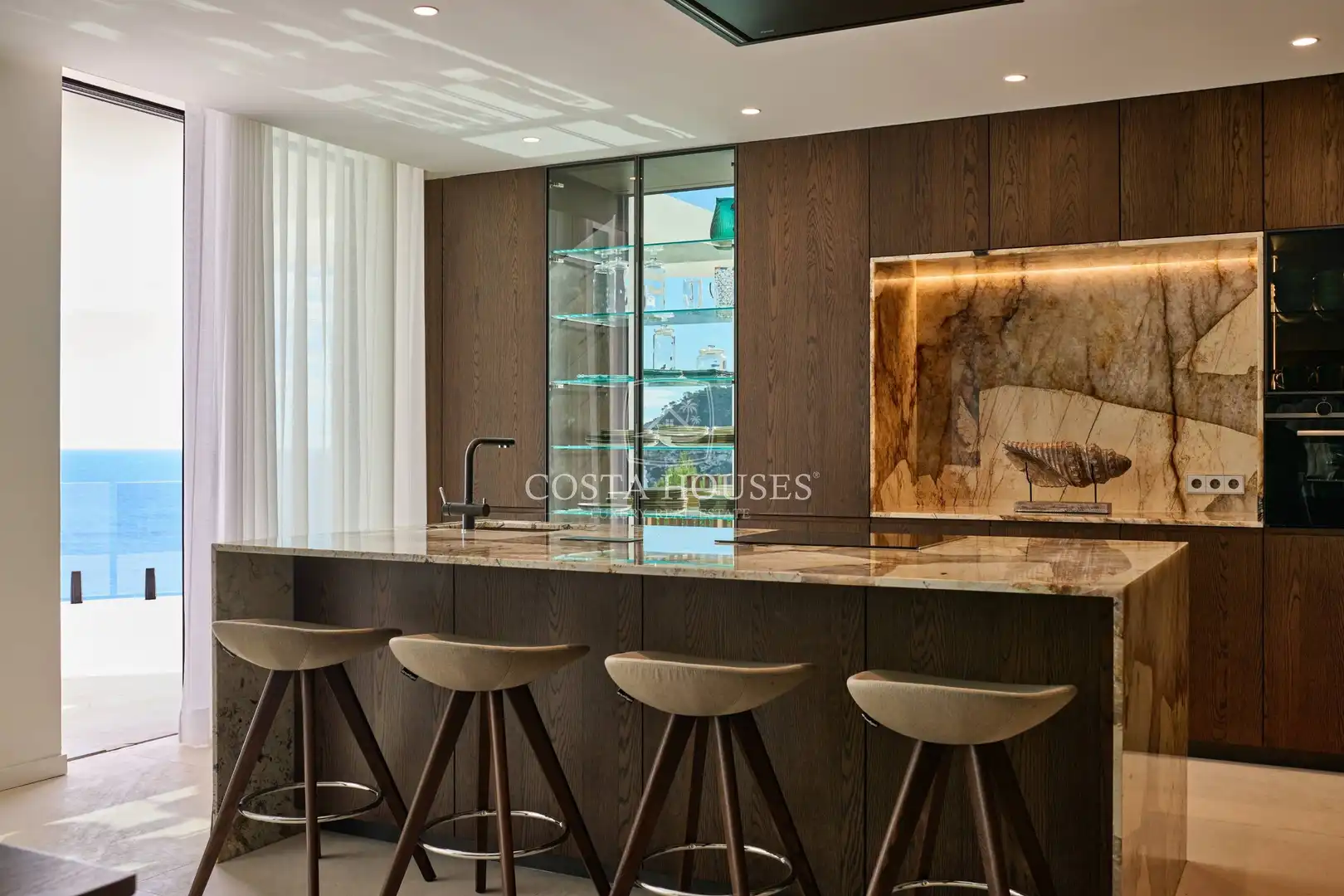 Kitchen of Houses for sale in Jávea / Xàbia  with Air Conditioner, Private garden and Terrace