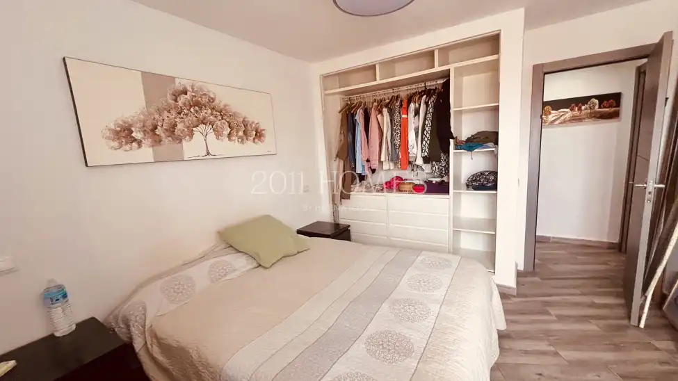 Bedroom of Flat for sale in Málaga  with Air Conditioner, Private garden and Balcony