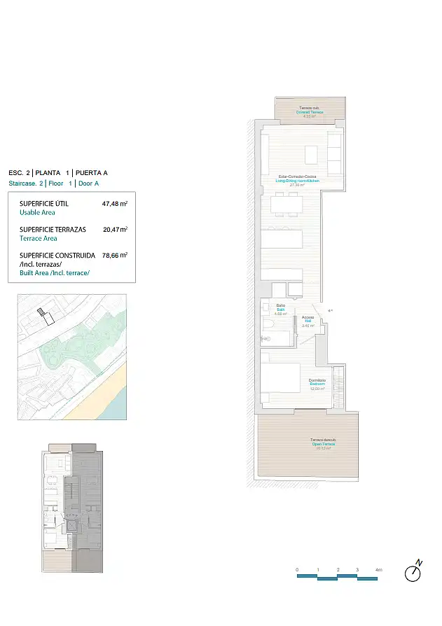 Appartement compact avec terrasse à vendre à Centro Urbano, imagen 17