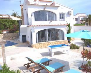 Außenansicht von Country house zum verkauf in Calpe / Calp mit Klimaanlage, Heizung und Privatgarten