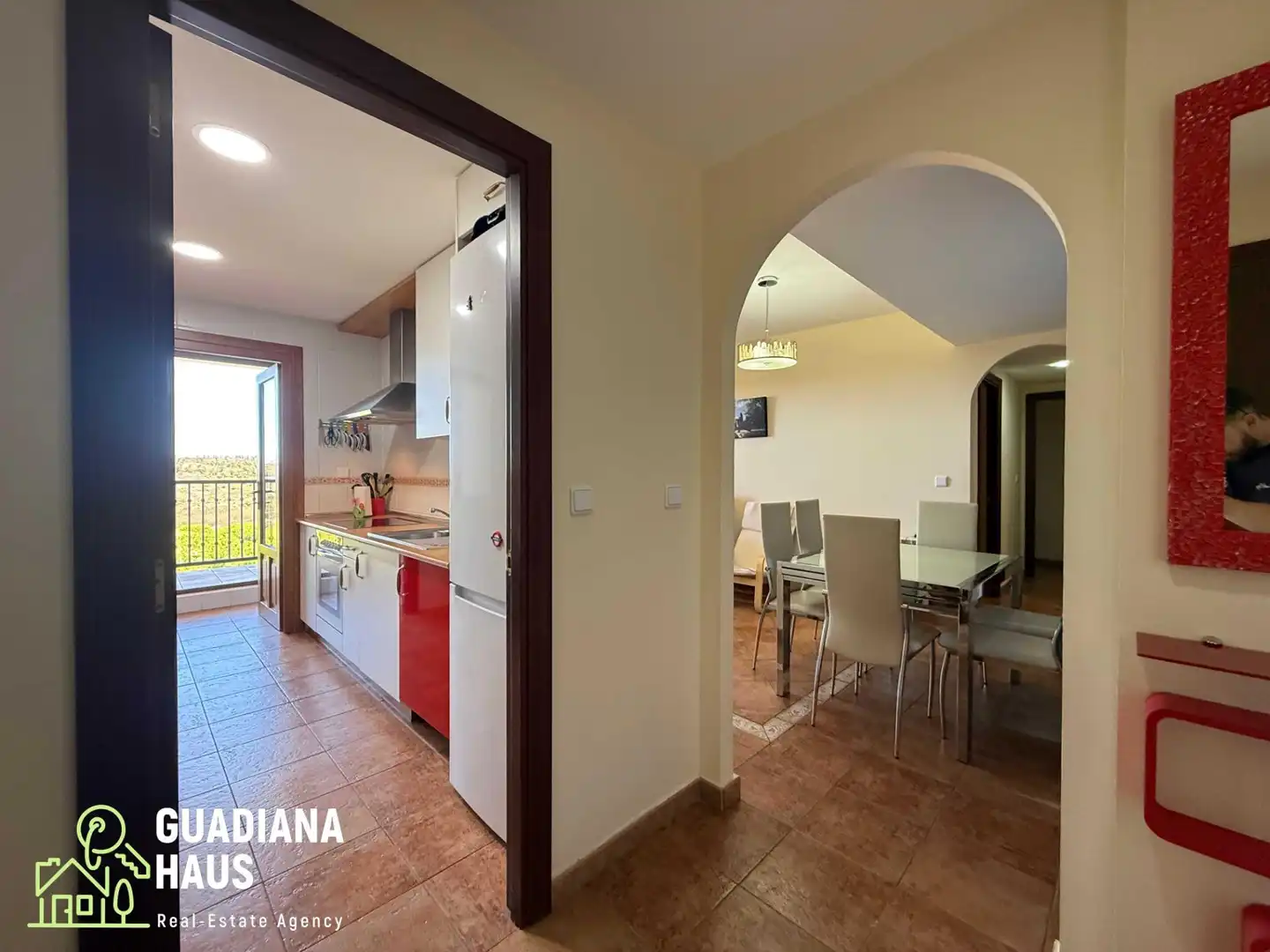 Cuina de Apartament en venda en Ayamonte amb Jardí privat, Terrassa i Piscina comunitària