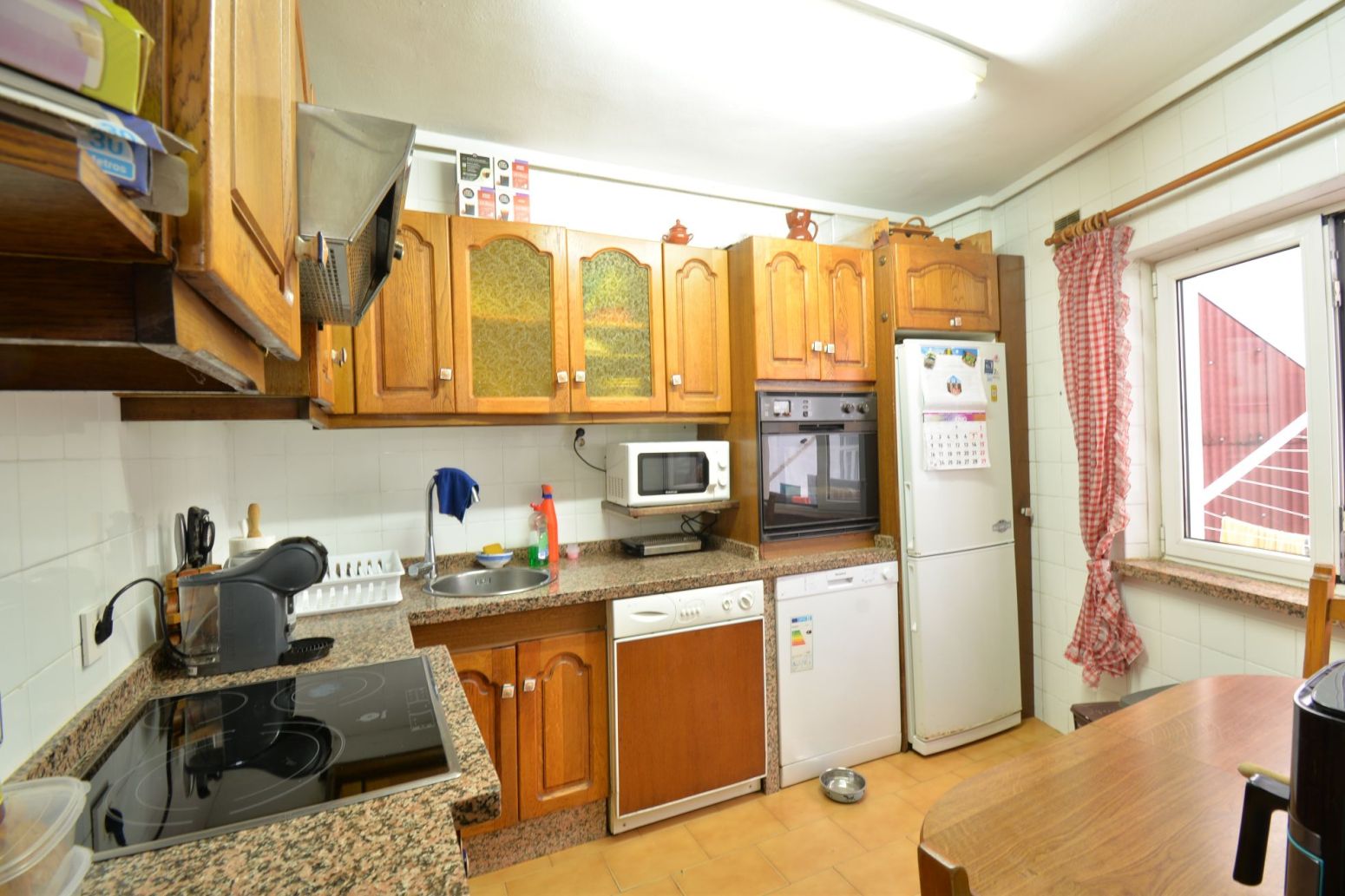 Kitchen of Flat for sale in Oviedo   with Heating, Parquet flooring and Terrace