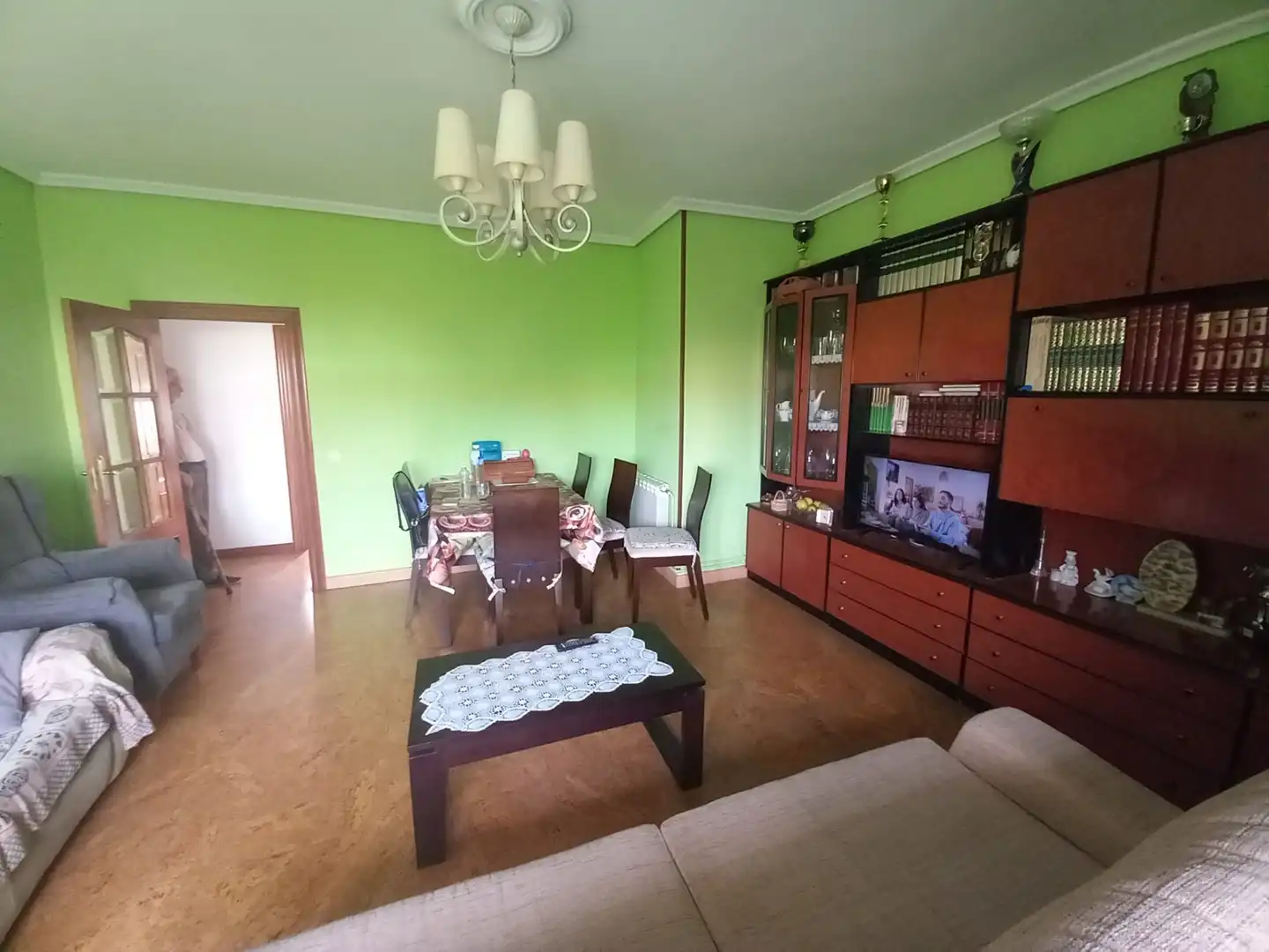 Living room of Flat for sale in Torrelavega   with Heating, Terrace and Furnished