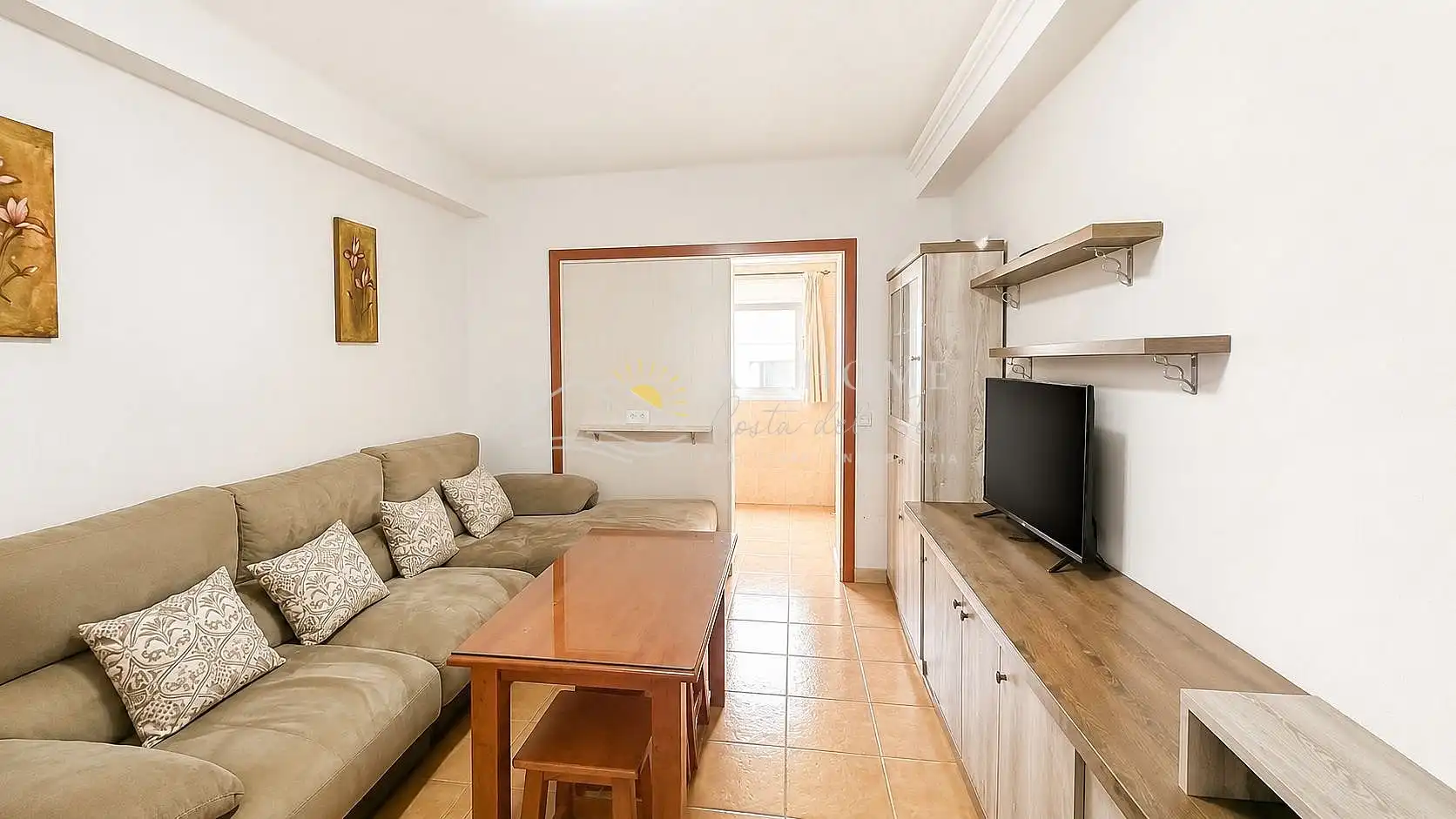Sala d'estar de Apartament en venda en Nerja amb Forn
