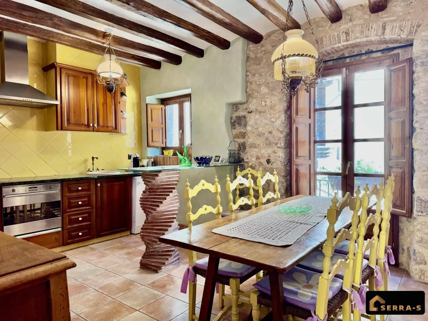 Dining room of Houses for sale in Fontanilles  with Heating, Private garden and Balcony
