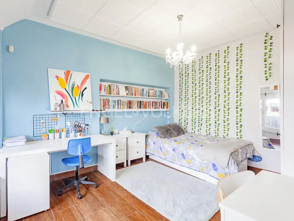 Schlafzimmer von Dachboden zum Verkauf in Barcelona mit Klimaanlage, Heizung und Terrasse