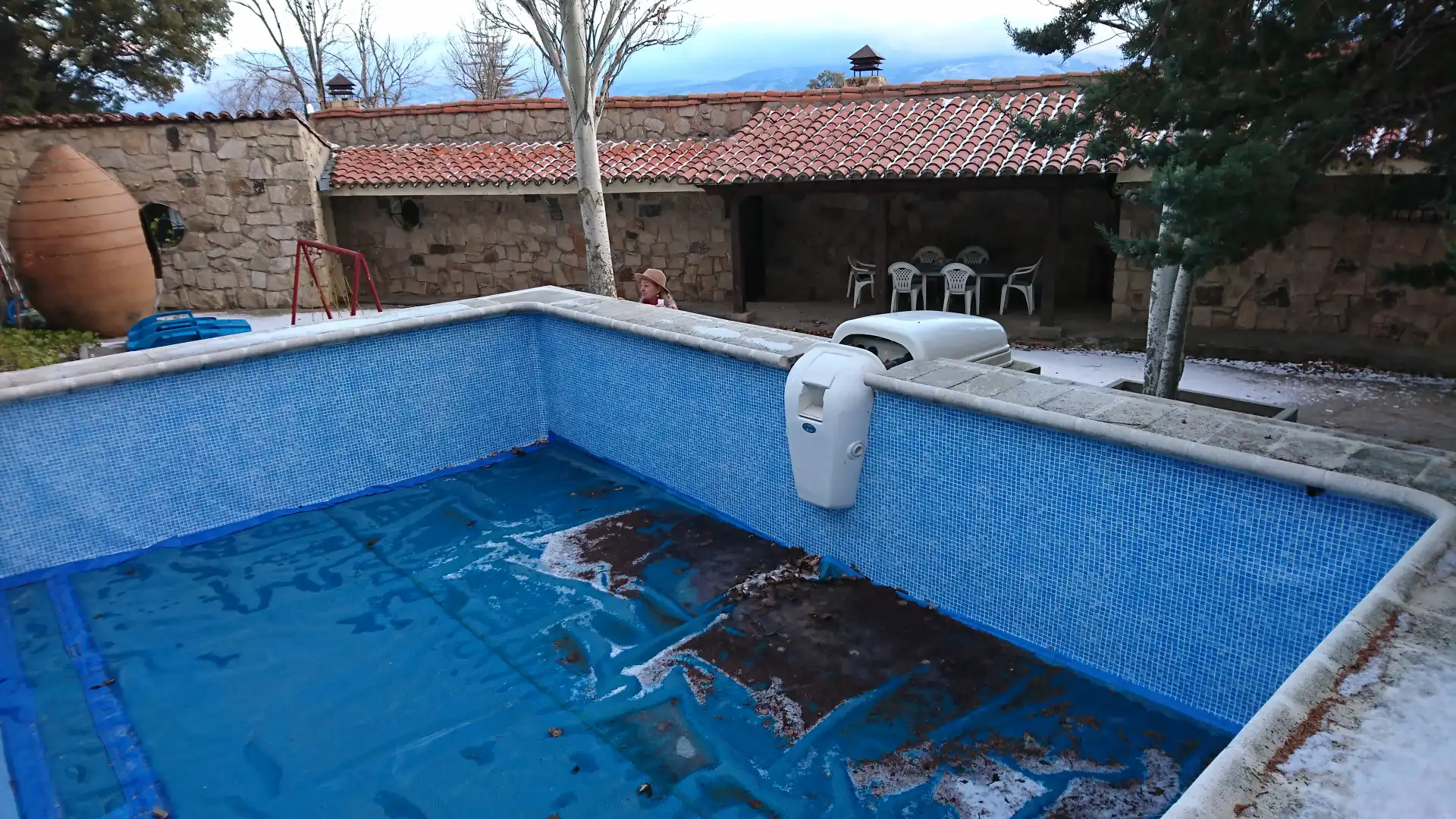 Piscina de Casa o chalet en venta en Muñana con Amueblado