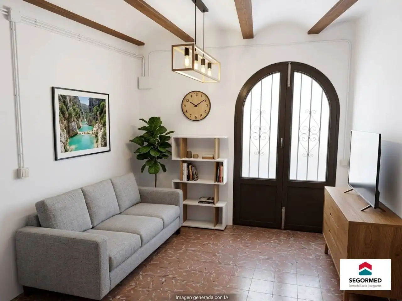 Sala de estar de Casa o chalet en venta en Montanejos con Terraza