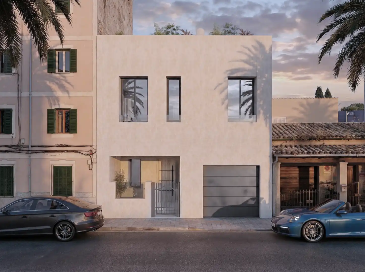 Exterior view of Houses for sale in  Palma de Mallorca  with Air Conditioner, Heating and Terrace