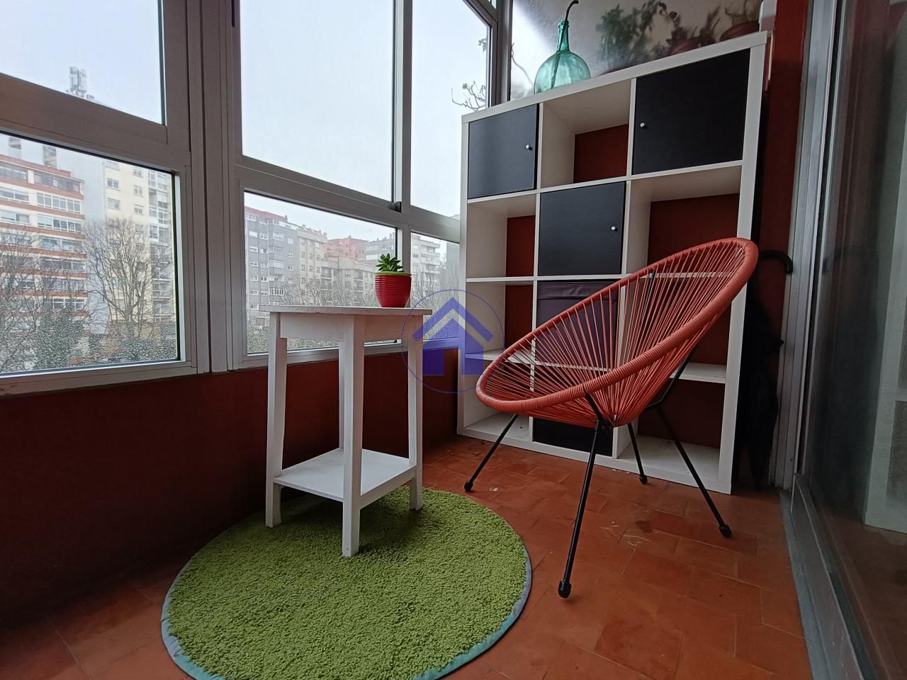 Balcony of Flat to rent in Vigo   with Heating, Parquet flooring and Terrace