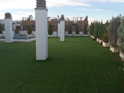 Terrace of Apartment to rent in  Madrid Capital  with Air Conditioner, Heating and Parquet flooring