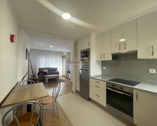 Cuina de Apartament de lloguer en Vigo  amb Calefacció, Parquet i Moblat