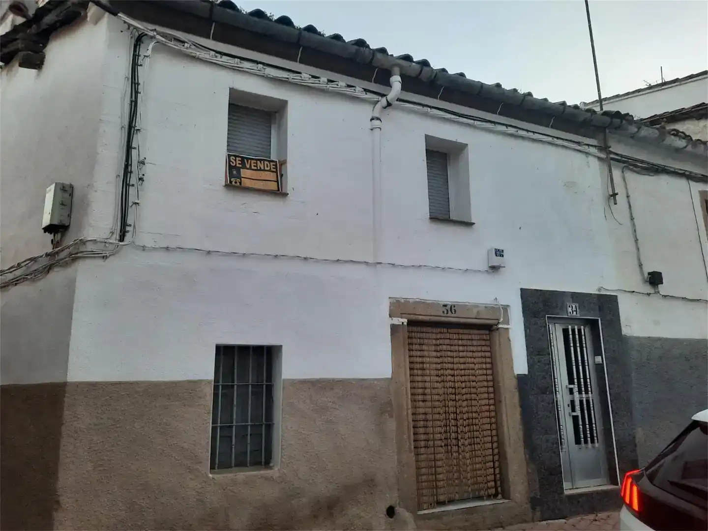 Vista exterior de Piso en venta en Montehermoso