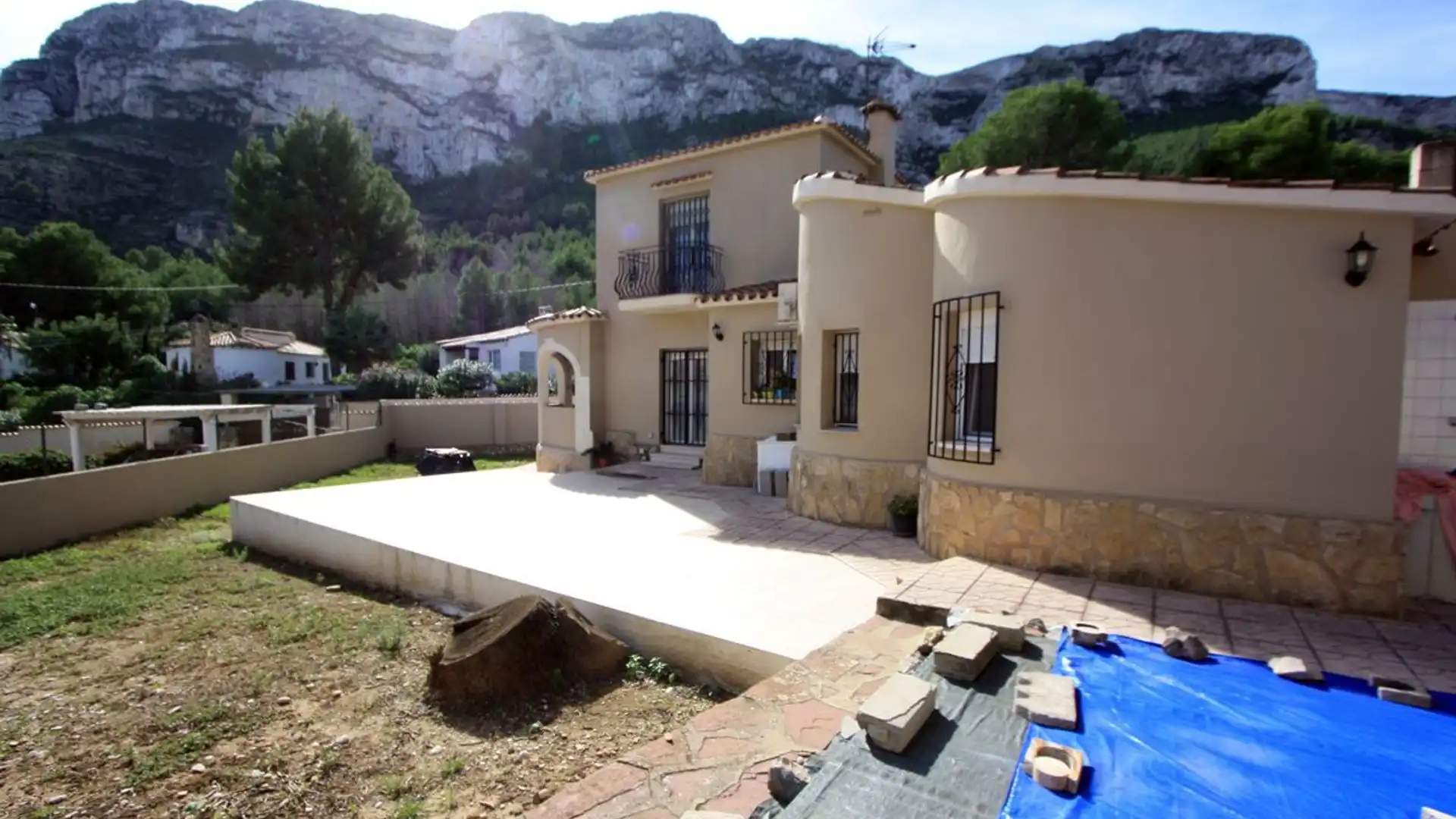 Vista exterior de Casa o chalet en venta en Dénia con Aire acondicionado, Jardín privado y Trastero