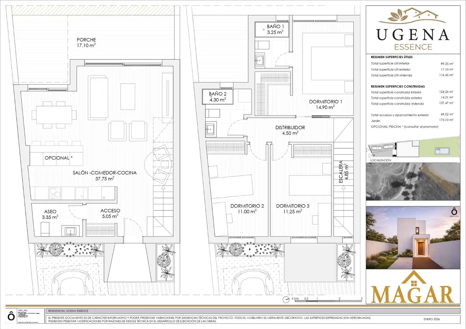 Chalet con jardín en venta en Calle 1 en Ue-11 55R, imagen 5