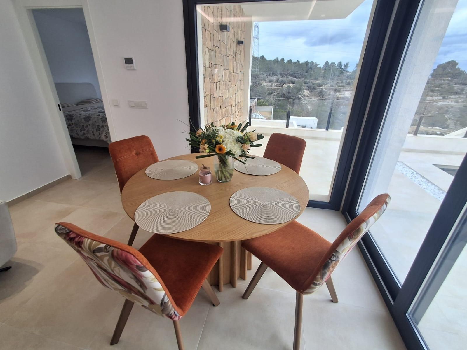 Menjador de Casa o xalet de lloguer en Finestrat amb Aire condicionat, Calefacció i Piscina