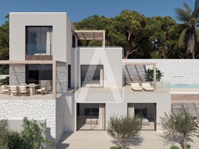 Vista exterior de Casa o xalet en venda en Benissa amb Aire condicionat, Calefacció i Jardí privat