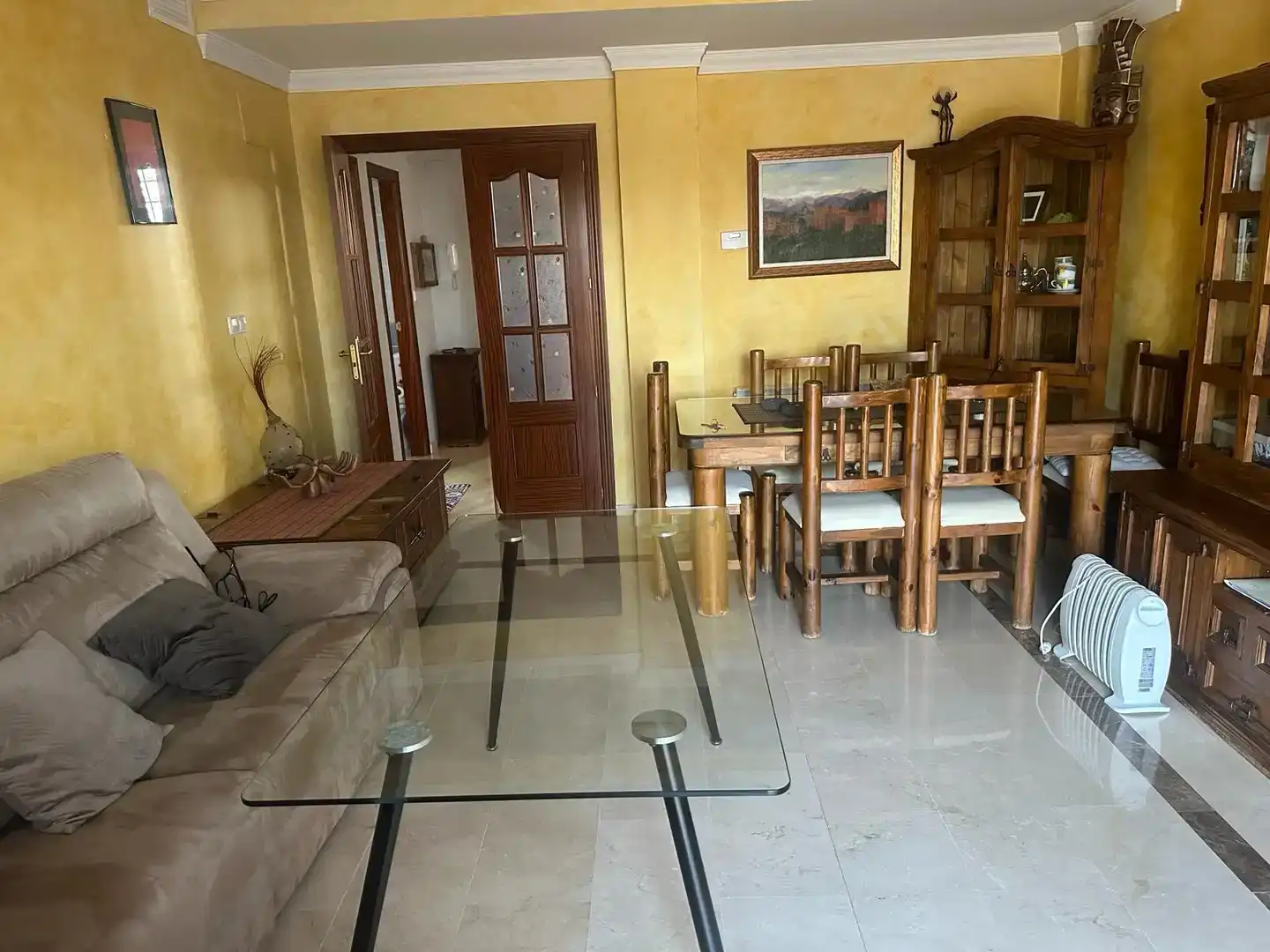 Menjador de Casa adosada en venda en Peligros amb Aire condicionat i Balcó