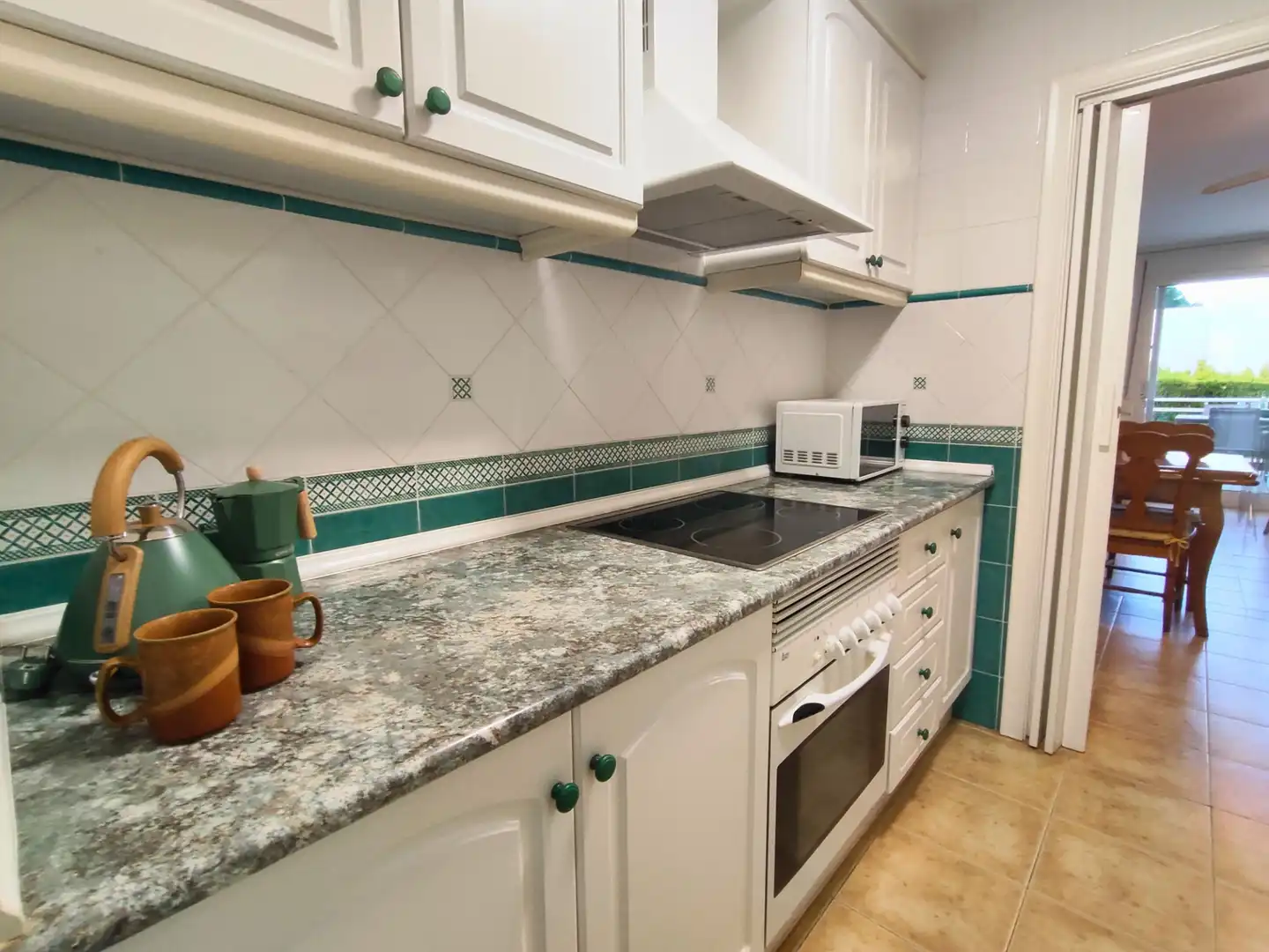 Kitchen of Flat for rent in Dénia  with Air Conditioner, Heating and Terrace