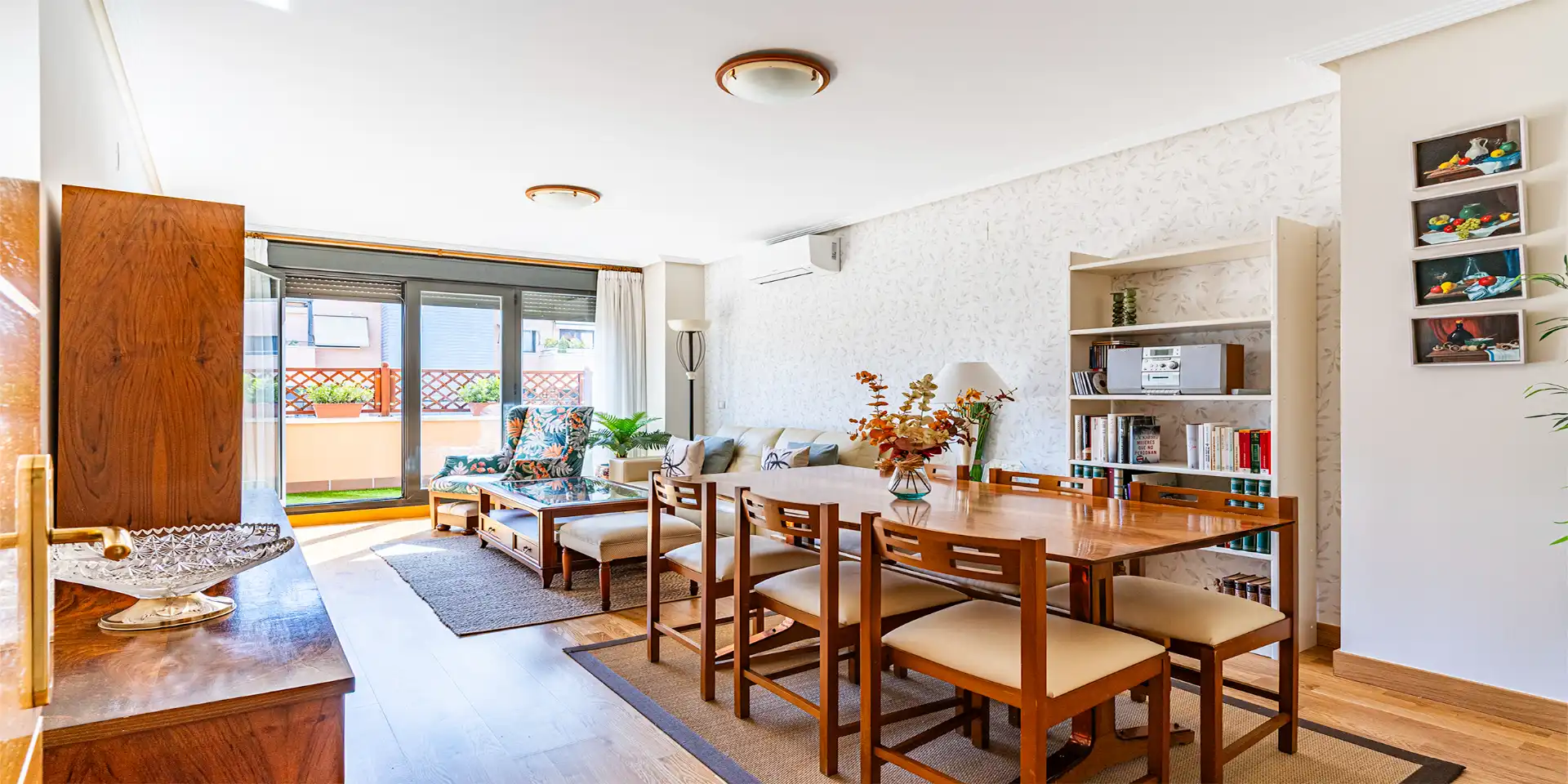 Esszimmer von Wohnung zum Verkauf in Las Rozas de Madrid mit Klimaanlage, Heizung und Parkett