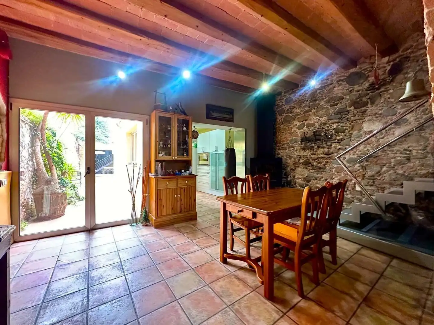 Küche von Haus oder Chalet zum Verkauf in Granollers mit Klimaanlage, Privatgarten und Terrasse