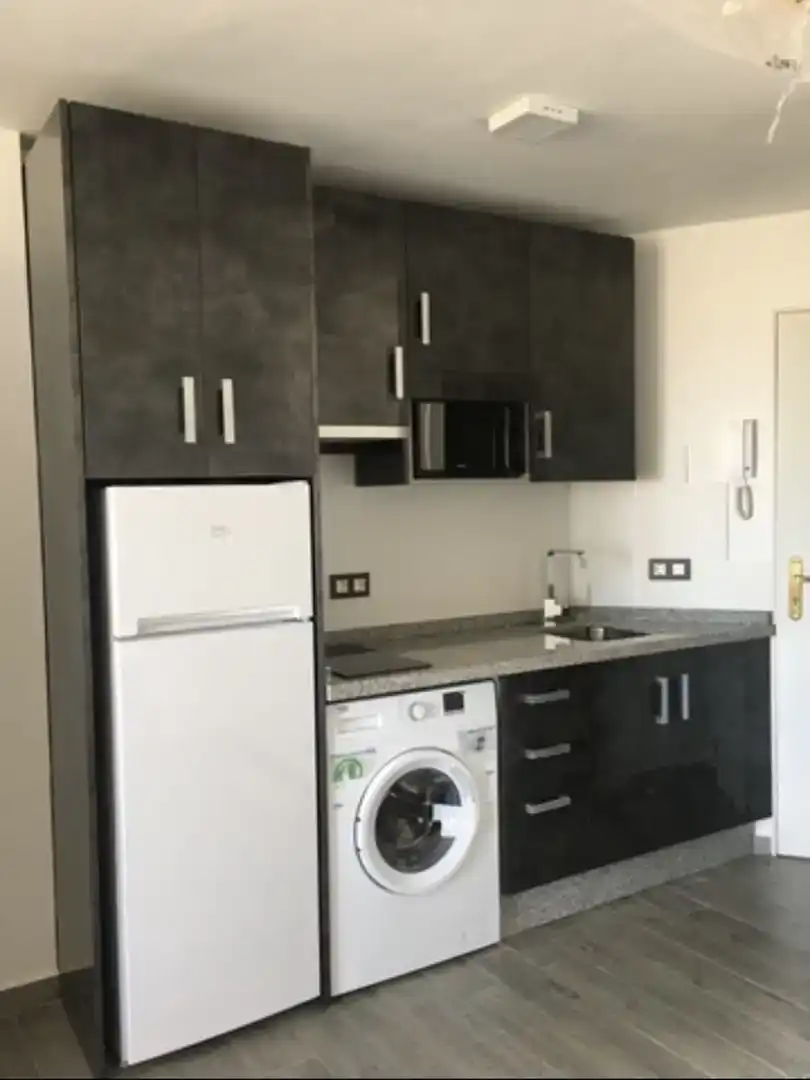 Küche von Wohnung zur Miete in Rincón de la Victoria mit Klimaanlage und Schwimmbad