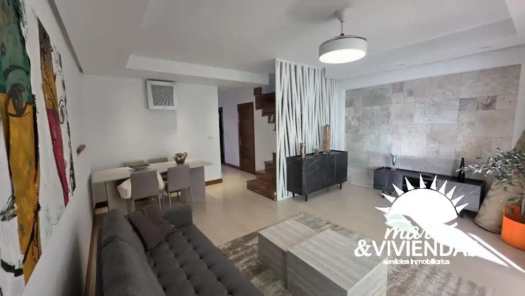 Sala d'estar de Casa o xalet en venda en Mojácar amb Aire condicionat, Calefacció i Jardí privat