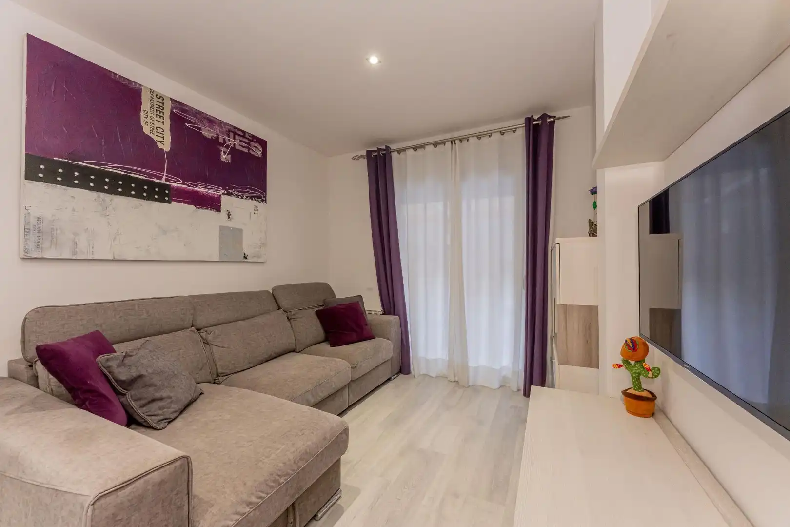 Sala de estar de Piso en venta en Viladecans con Calefacción, Parquet y Terraza