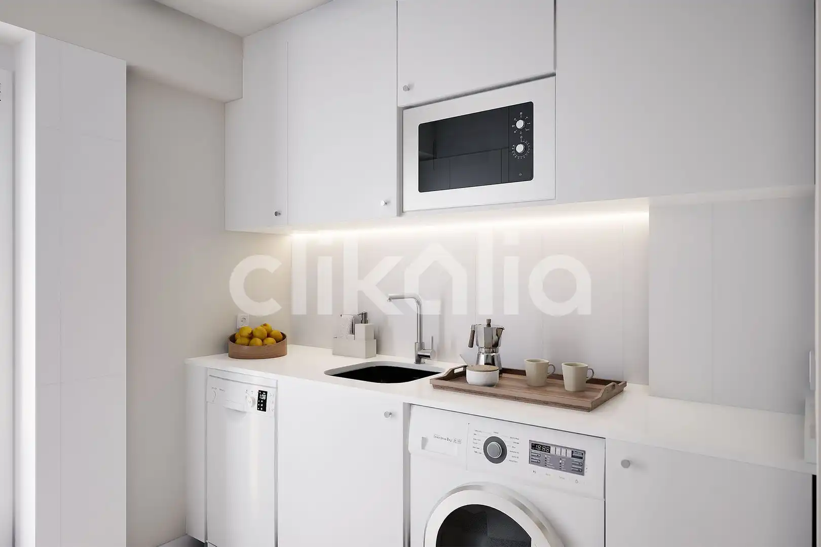 Cuina de Pis en venda en Málaga amb Aire condicionat i Terrassa
