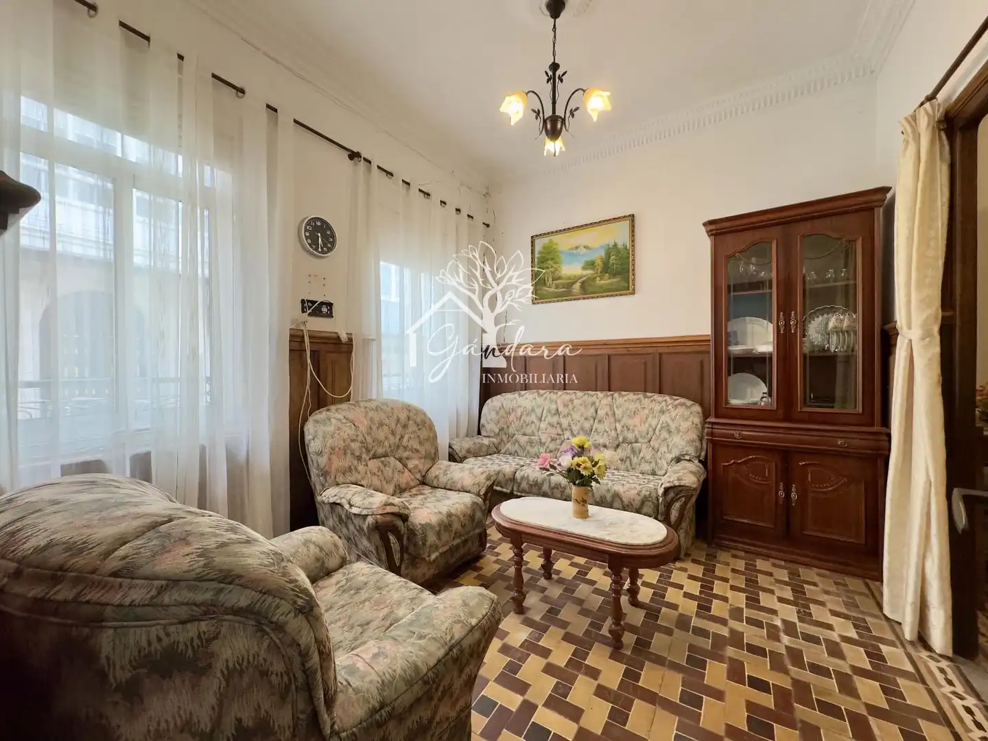 Sala d'estar de Pis en venda en Ferrol amb Jardí privat, Terrassa i Traster