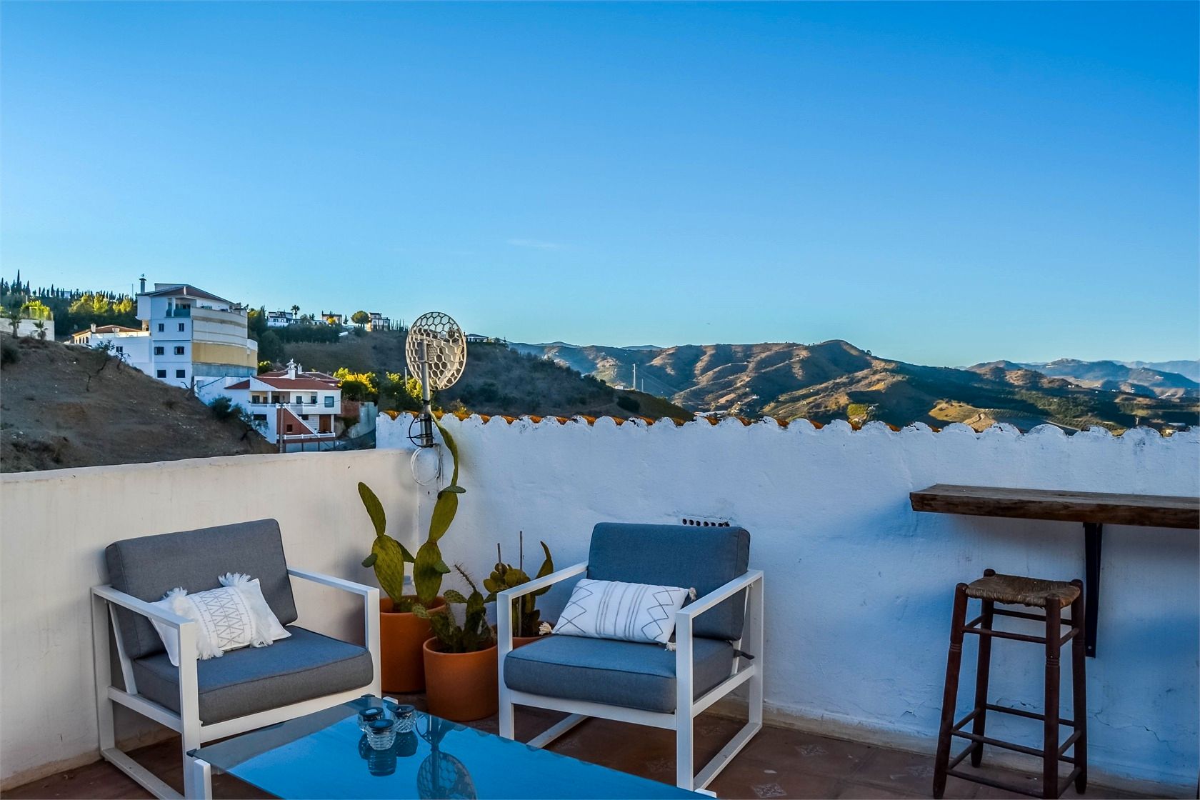 Terrace of House or chalet for sale in Iznate  with Air Conditioner, Terrace and Balcony