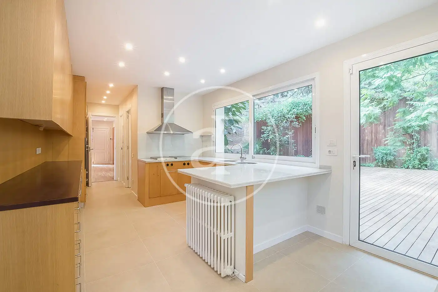 Kitchen of Houses for rent in Barcelona  with Air Conditioner, Heating and Private garden