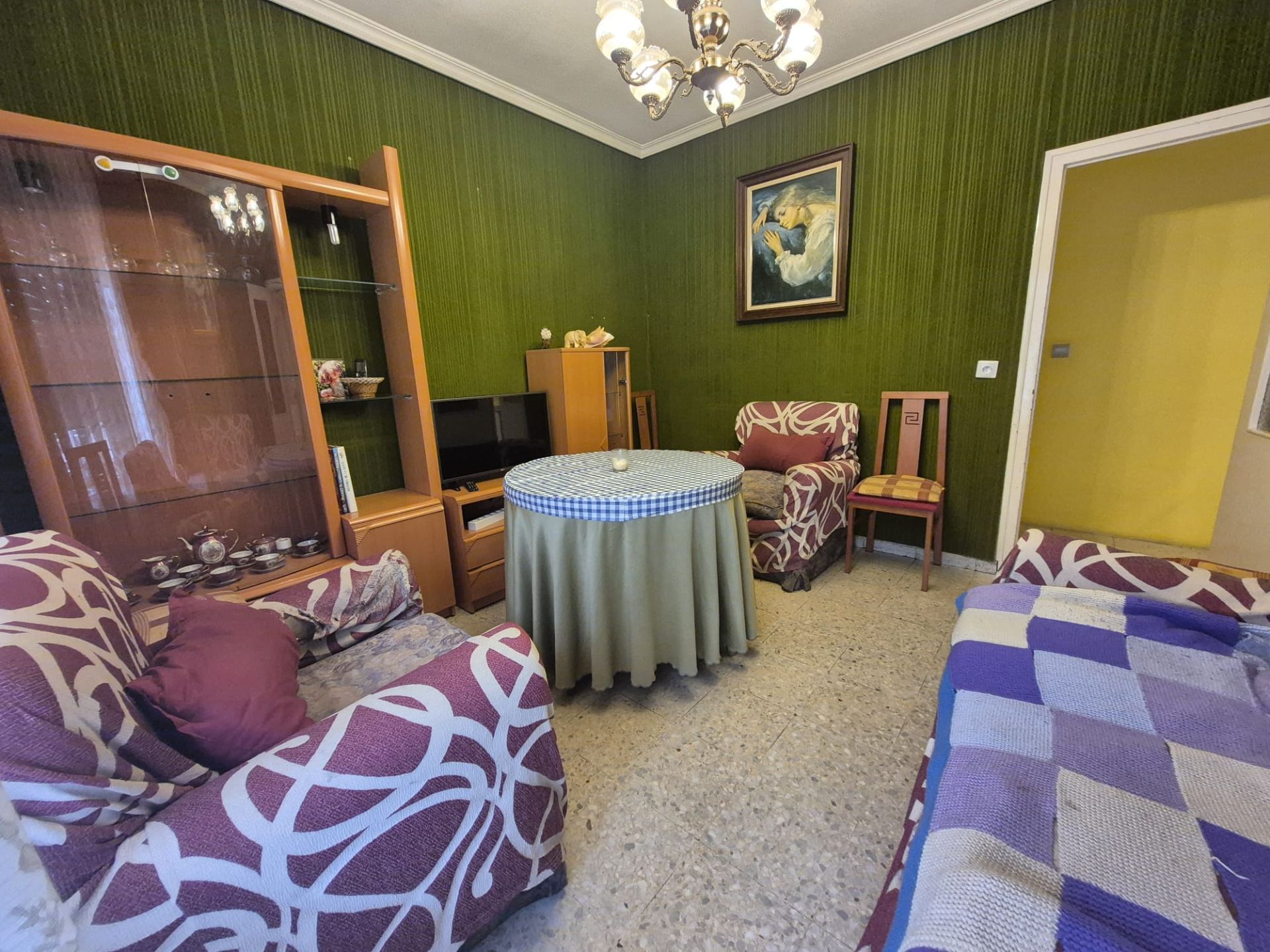 Living room of Flat for sale in Ávila Capital  with Heating, Terrace and Storage room