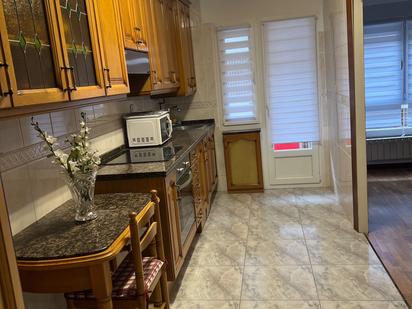 Kitchen of Flat for sale in Gijón   with Heating, Terrace and Storage room