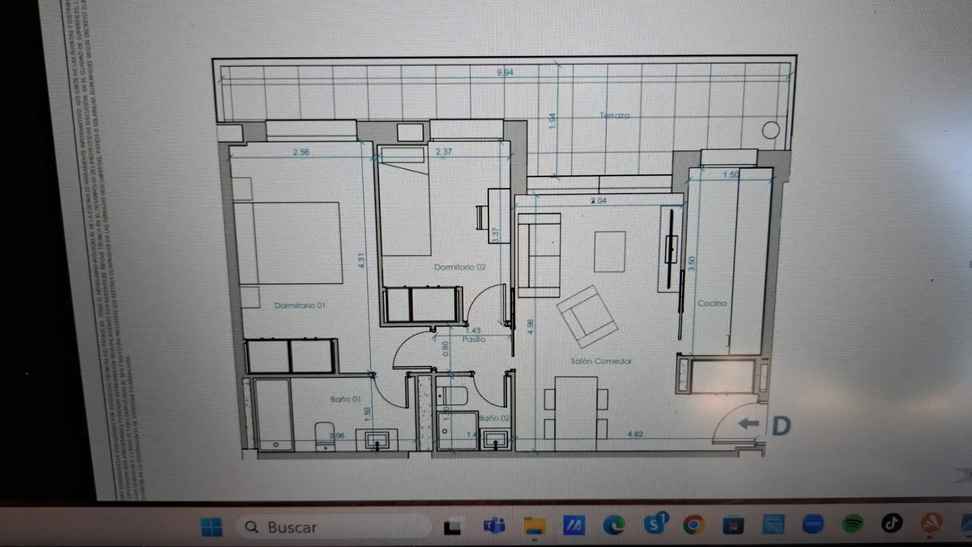 Mini appartamento di nuova costruzione con terrazza in vendita a Urbanización Santa Rosa 25, imagen 33