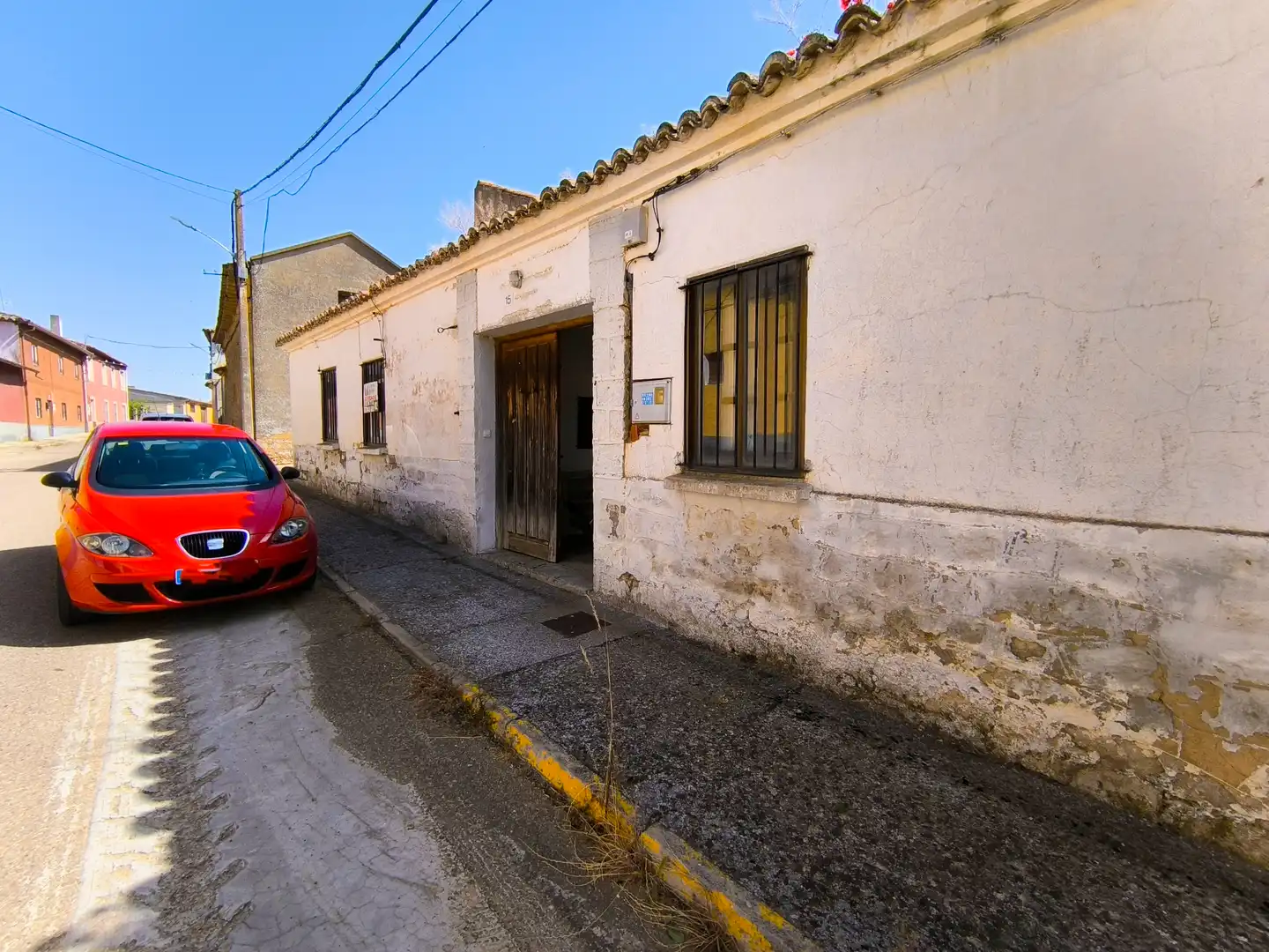 Vista exterior de Casa o xalet en venda en Meneses de Campos amb Jardí privat i Traster