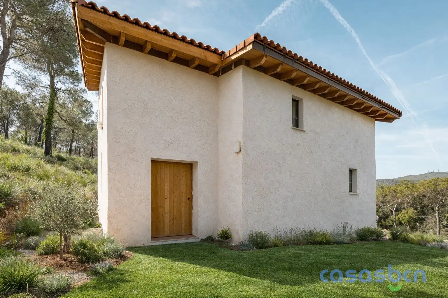 Vista exterior de Casa o xalet en venda en Begues amb Jardí privat