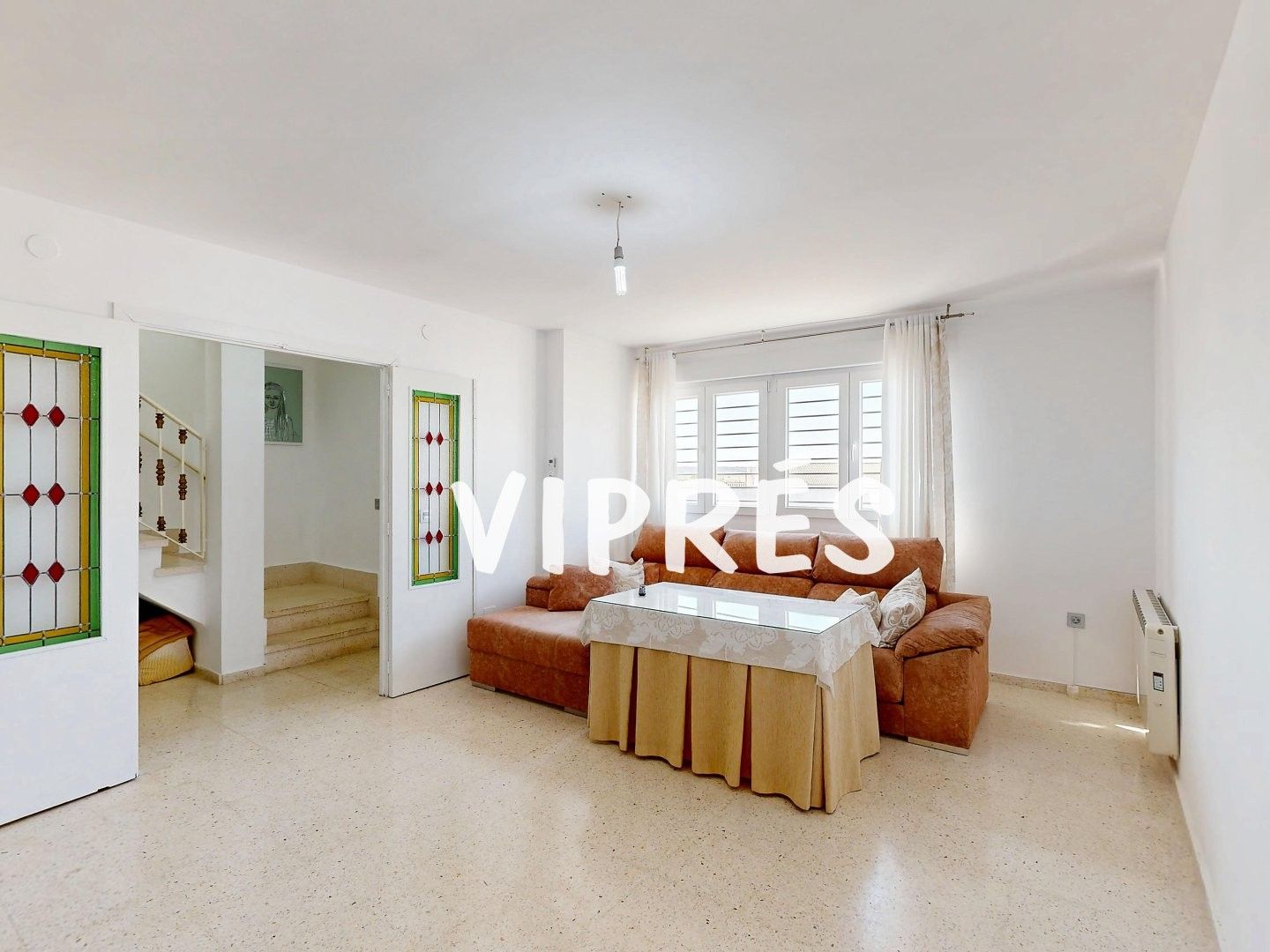 Living room of Single-family semi-detached for sale in Aljucén  with Air Conditioner and Heating