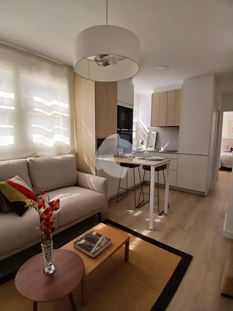 Sala d'estar de Pis en venda en A Coruña Capital  amb Calefacció, Terrassa i Balcó