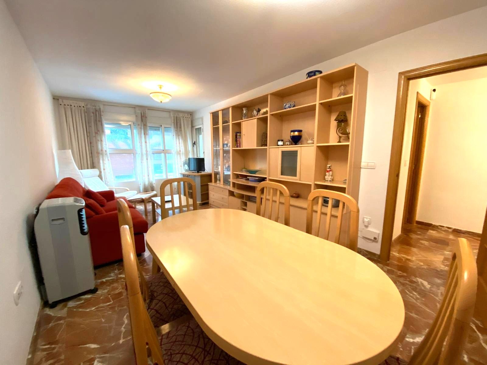 Dining room of Flat for sale in Alicante / Alacant  with Air Conditioner, Furnished and Oven