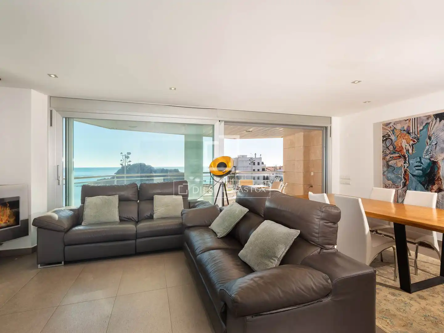 Sala de estar de Piso en venta en Blanes con Aire acondicionado, Calefacción y Terraza