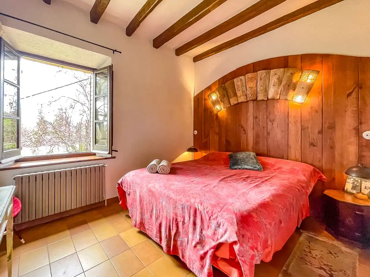 Habitación de Finca rústica en venta en Rupit i Pruit con Jardín privado