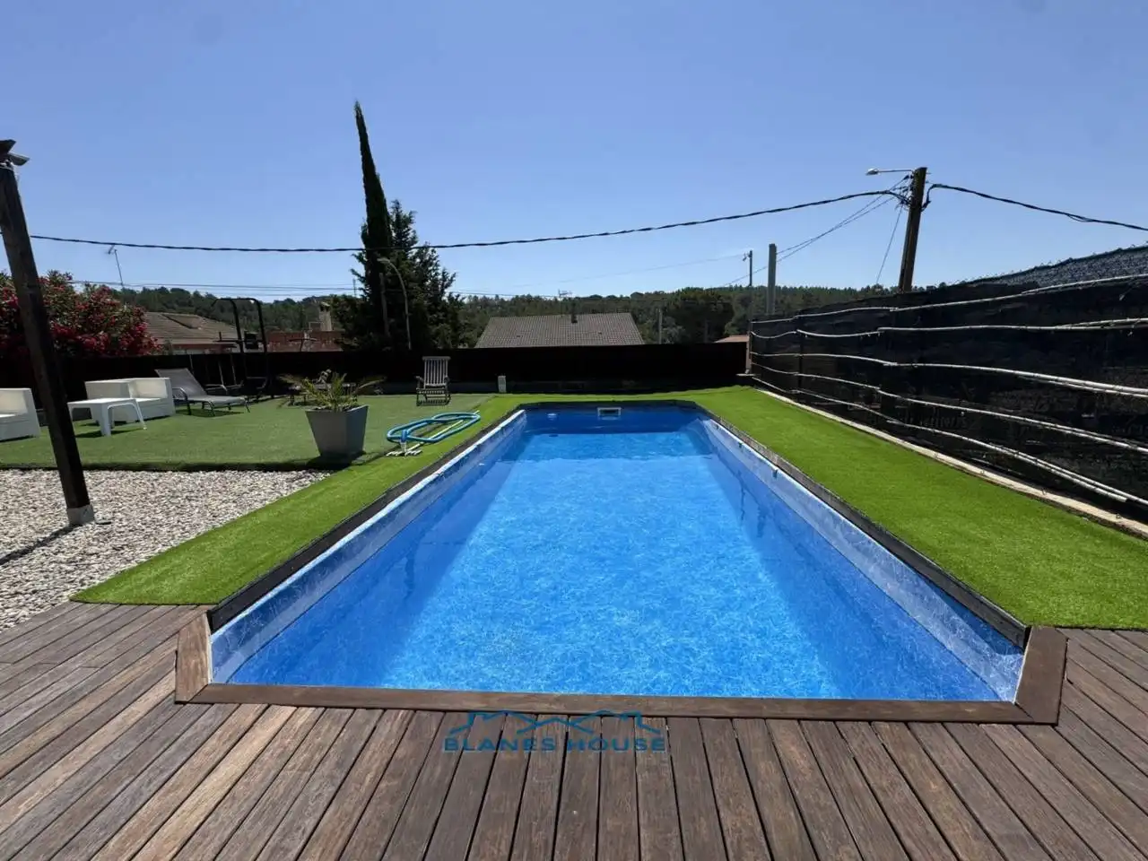 Piscina de Casa o xalet en venda en Tordera amb Aire condicionat, Jardí privat i Terrassa
